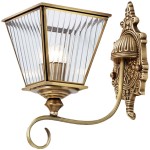 CITILUX CHIPPENDALE BRASS WALL LIGHT